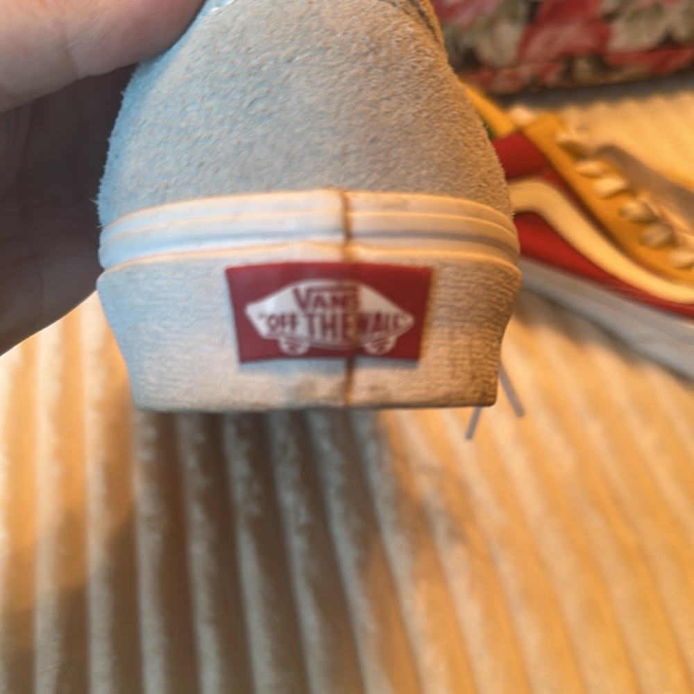 Gently worn vans; primary colors; men 6.5/women 8 - Picture 4 of 6